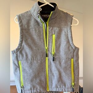Kids Gray Vest with Neon Accents